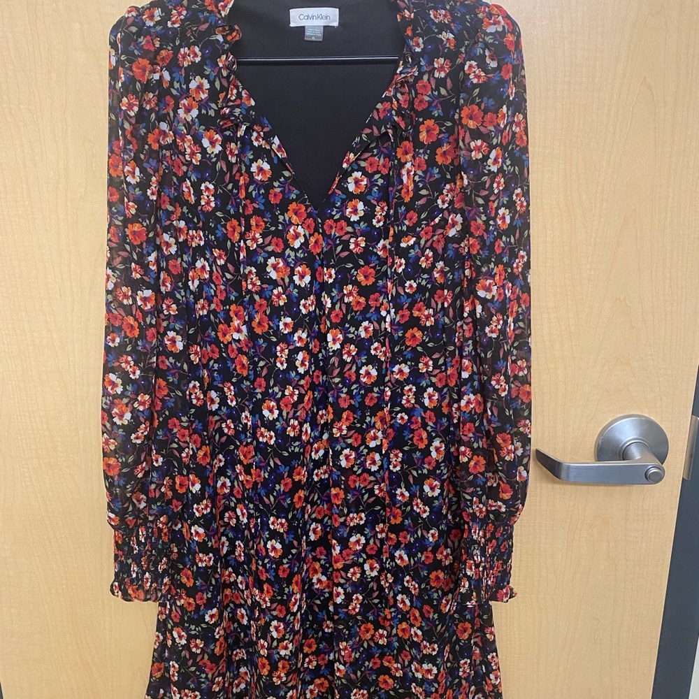 Calvin Klein Women's Floral Dress